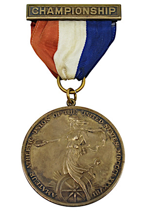 1958 John Prudhoe Peoria Cats AAU Championship Medal (Prudhoe LOA)
