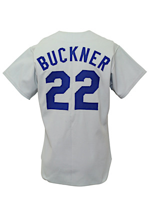 1975 Bill Buckner Los Angeles Dodgers Game-Used Road Jersey (Graded 10)