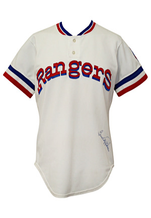 1980 Buddy Bell Texas Rangers Game-Used & Autographed Home Jersey (Graded 10)