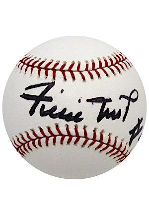 Willie Mays Single-Signed OML Baseball Inscribed “#24 71” (Full JSA LOA)