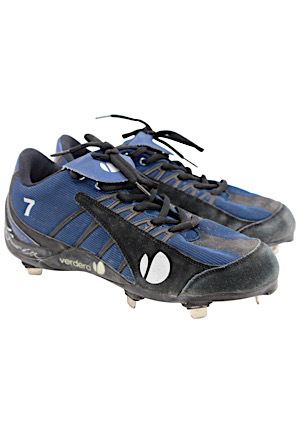Ivan "Pudge" Rodriguez Game-Used & Autographed Cleats (Rodriguez LOA)