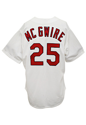 1998 Mark McGwire St. Louis Cardinals Game-Used & Autographed Home Jersey (Historic 70 HR Season)