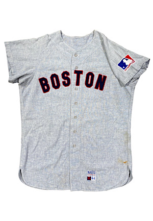 1969 Tony Conigliaro Boston Red Sox Game-Used Road Flannel Jersey (MEARS A9.5 • Comeback Player of the Year)