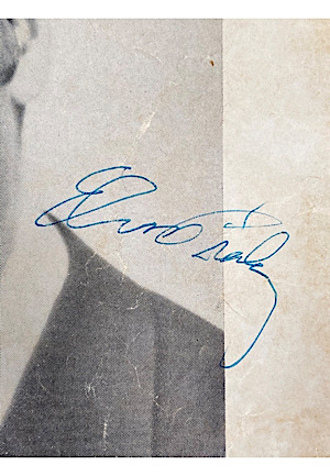 Elvis Presley Autographed "Andy Griffith Show" Souvenir Photo Album (Full JSA)