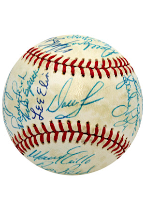 1980 Philadelphia Phillies Team-Signed ONL Baseball (Championship Season)
