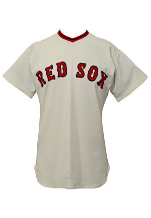 1972 Gary Peters Boston Red Sox Game-Used Home Jersey