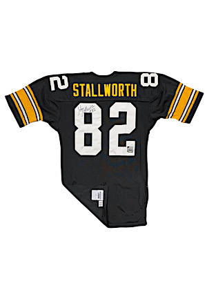 1982 John Stallworth Pittsburgh Steelers Game-Used & Autographed Home Durene Jersey (Photo-Matched & Graded 10 • Steelers LOA)