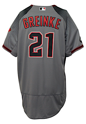 2016 Zack Greinke Arizona Diamondbacks Game-Issued Road Jersey (MLB Authenticated)
