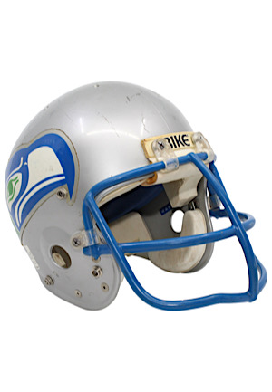 1980s Curt Warner Seattle Seahawks Game-Used Helmet (MEARS LOA)