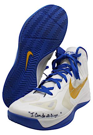 2012-13 Stephen Curry Golden State Warriors Game-Used "Nike Hyperfuse QAM" Shoes (Photo-Matched To Multiple Games • MeiGray LOA)