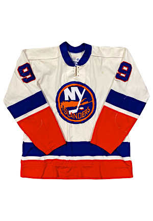 1972-73 Brian "Spinner" Spencer New York Islanders Inaugural Season Game-Used Jersey (Obtained Midseason From The Nassau Veterans Memorial Coliseum Locker Room)