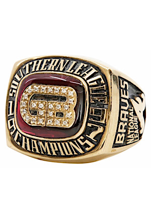 1997 Greenville Braves Southern League Champions 10K Ring
