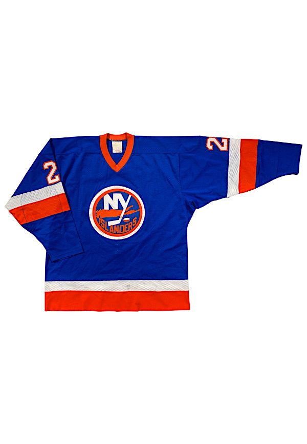 1981-82 Mike Bossy New York Islanders Game Worn Jersey - 1st Team