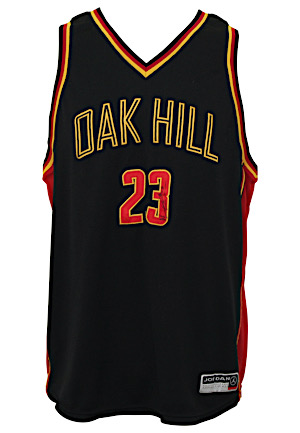 Circa 2006 Nolan Smith Oak Hill High School Game-Used & Autographed Jersey