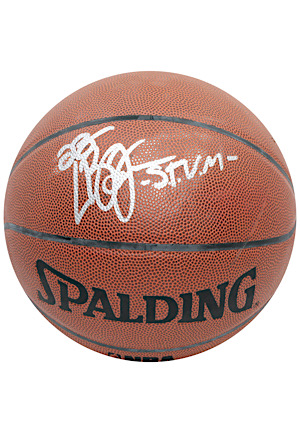 LeBron James St. Vincent-St. Marys Irish High School Autographed Spalding Basketball