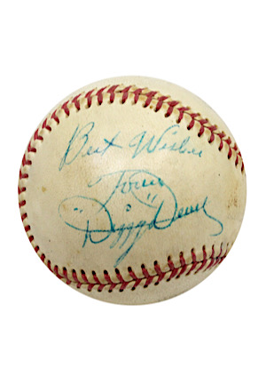 Dizzy Dean Single-Signed & Inscribed Baseball (Full JSA)