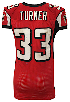 9/23/2012 Michael Turner Atlanta Falcons Game-Used Jersey (Photo-Matched • Unwashed)