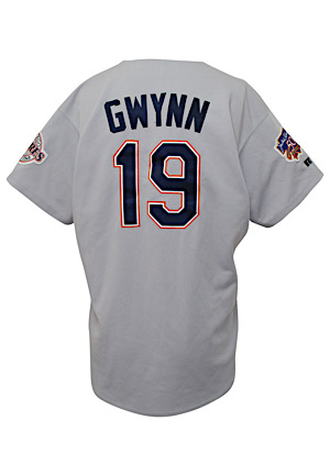 1997 Tony Gwynn San Diego Padres Game-Used Road Jersey (MEARS)