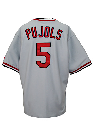 2007 Albert Pujols St. Louis Cardinals Game-Used "TBTC" Road Jersey