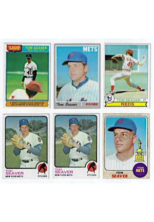 Grouping Of Tom Seaver Cards Including Topps #300 (6)
