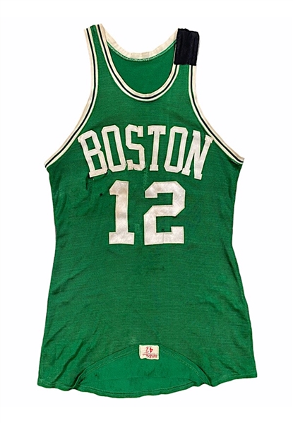 Circa 1964 Willie Naulls Boston Celtics Game-Used Road Durene Jersey (Walter Brown Armband)