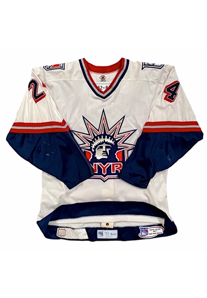 1998-99 Niklas Sundstrom New York Rangers Game-Used Jersey (Speciality Team Set & MeiGray Tagging)