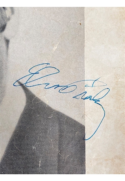 Elvis Presley Autographed "Andy Griffith Show" Souvenir Photo Album (Full JSA)