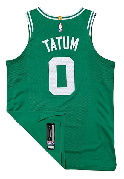 2017-18 Jayson Tatum Boston Celtics Rookie Game-Used Road Jersey