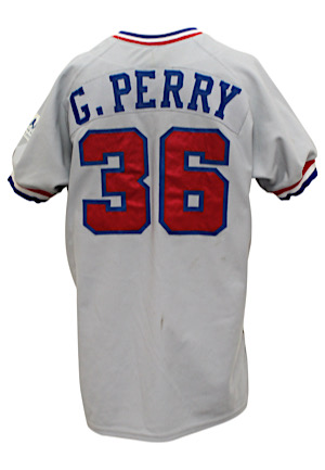 Gaylord Perry Game-Used & Autographed American League Alumni Game Jersey