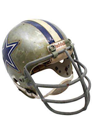 Mid 1970s John Fitzgerald Dallas Cowboys Game-Used Helmet