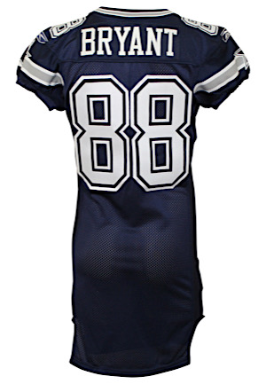 2010 Dez Bryant Dallas Cowboys Rookie Game-Issued Alternate Jersey