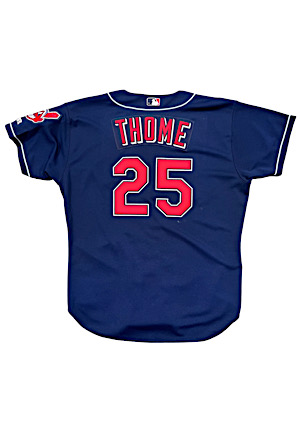 2002 Jim Thome Cleveland Indians Game-Used Alternate Jersey (Indians Charities)