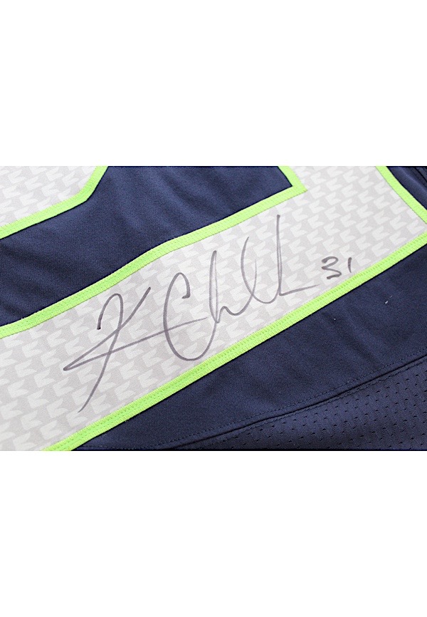 Lot Detail - 2016 Kam Chancellor Seattle Seahawks Game-Used & Autographed  Jersey