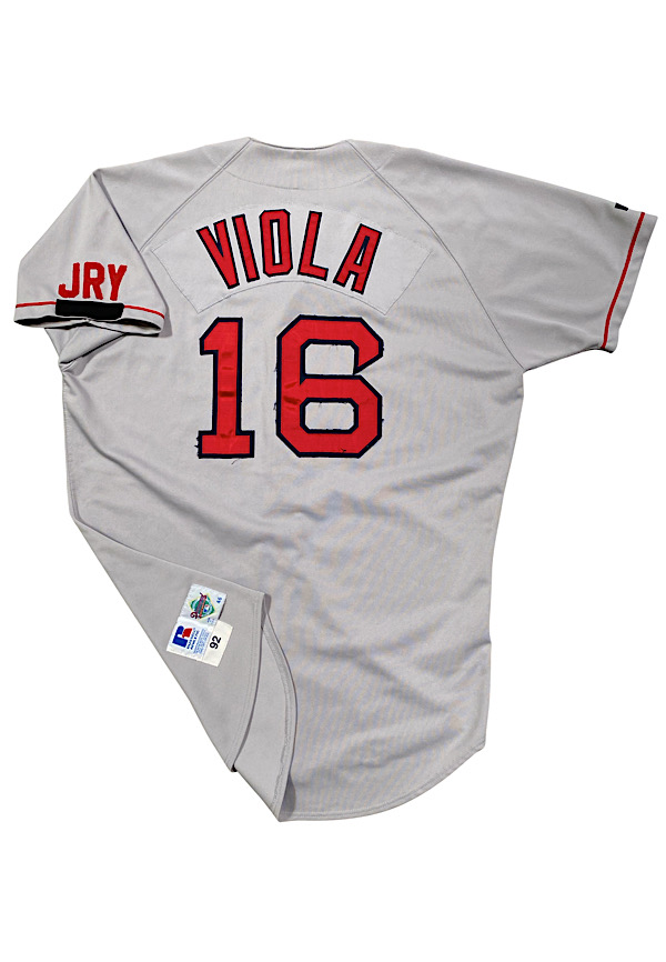 Lot Detail - 1992 Frank Viola Boston Red Sox Game-Used Road Jersey (JRY  Armband)
