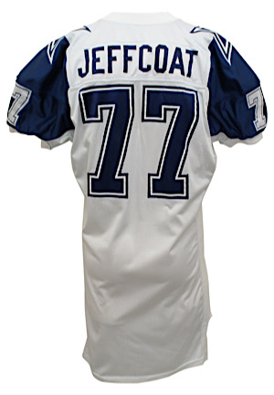 Early 1990s Jim Jeffcoat Dallas Cowboys Game-Used & Autographed Jersey