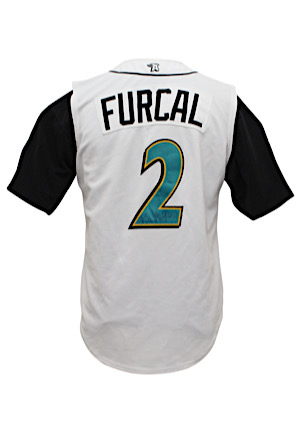 1999 Rafael Furcal Myrtle Beach Pelicans Game-Used & Autographed Minor League Jersey & Undershirt