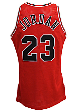 1995-96 Michael Jordan Chicago Bulls NBA Finals Pro-Cut Jersey