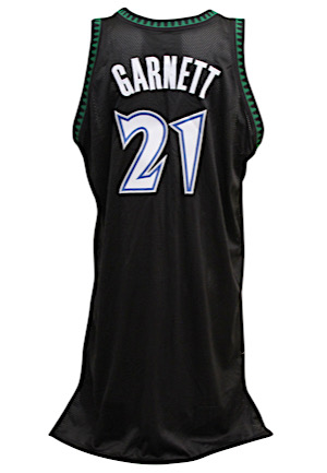 2007-08 Kevin Garnett Minnesota Timberwolves Game-Issued Road Jersey