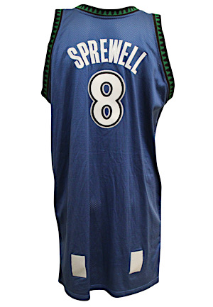 2004-05 Latrell Sprewell Minnesota Timberwolves Game-Used Jersey