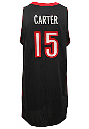 2000-01 Vince Carter Toronto Raptors Game-Used Road Jersey