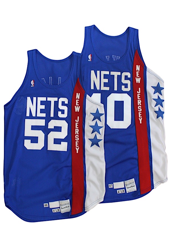 Lot Detail - Circa 1988 Mookie Blaylock & Buck Williams New Jersey Nets  Game-Used Jerseys (2)