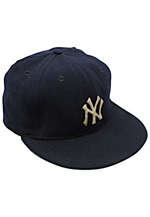 1977 Cliff Johnson New York Yankees Game-Used Cap