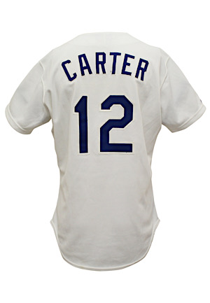 1991 Gary Carter Los Angeles Dodgers Game-Used Spring Training Home Jersey