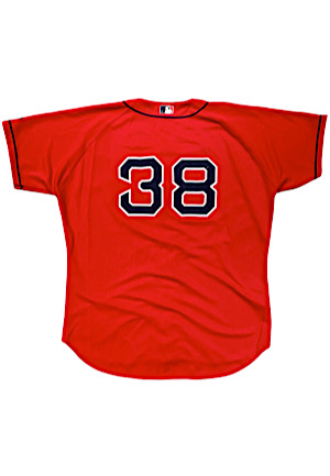 2004 Curt Schilling Boston Red Sox Game-Used Alternate Jersey (Championship Season)