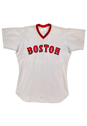 1975 Tony Conigliaro Boston Red Sox Game-Used Road Jersey (Great Wear)