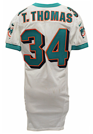 2000 Thurman Thomas Miami Dolphins Game-Used Jersey