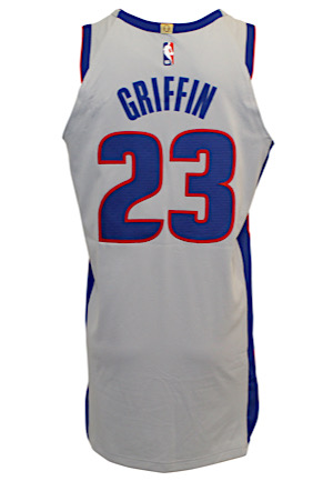 2019-20 Blake Griffin Detroit Pistons Game-Issued Statement Jersey (Fanatics)