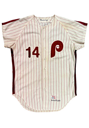 1971 Jim Bunning Philadelphia Phillies Game-Used "Last" Home Jersey (Photo-Matched To Retirement Day • Graded 10)
