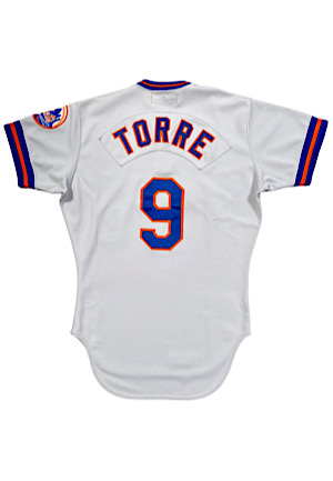 1980 Joe Torre NY Mets Manager Worn Road Jersey