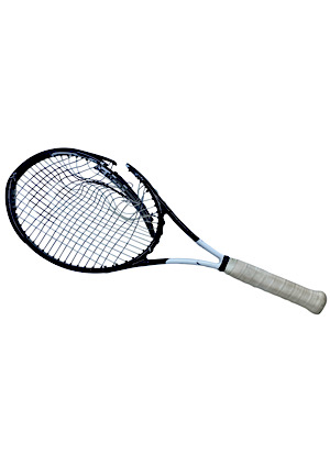 2018 Novak Djokovic Match-Used Tennis Racket (Photo-Matched)